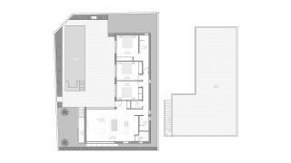Villa floor plan, 3 bedrooms in ALEJANDRA XI No. 4